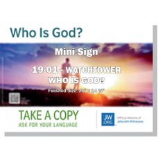 HPWP-19.1 - 2019 Edition 1 - Watchtower - "Who Is God?" - LDS/Mini
